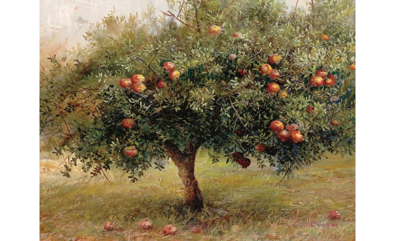 ΠΙΝΑΚΑΣ ΖΩΓΡΑΦΙΚΗΣ ΜΕ ΡΟΔΙΑ